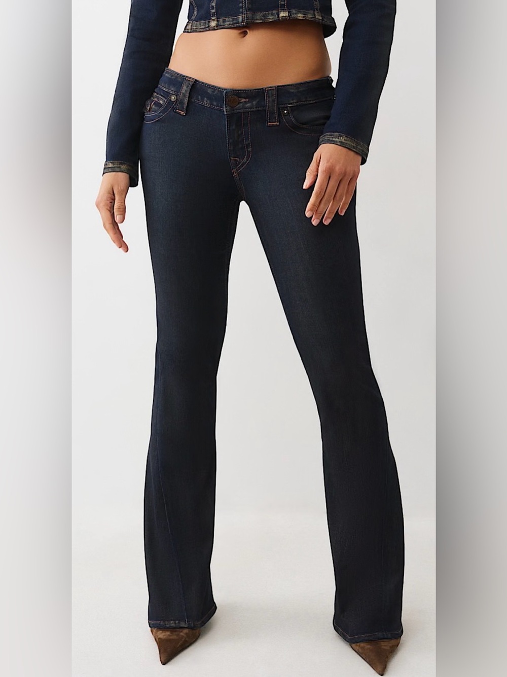 True Religion Joey Twisted Flare Jeans